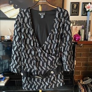 Frank Lyman Design Black Dress Label Detail